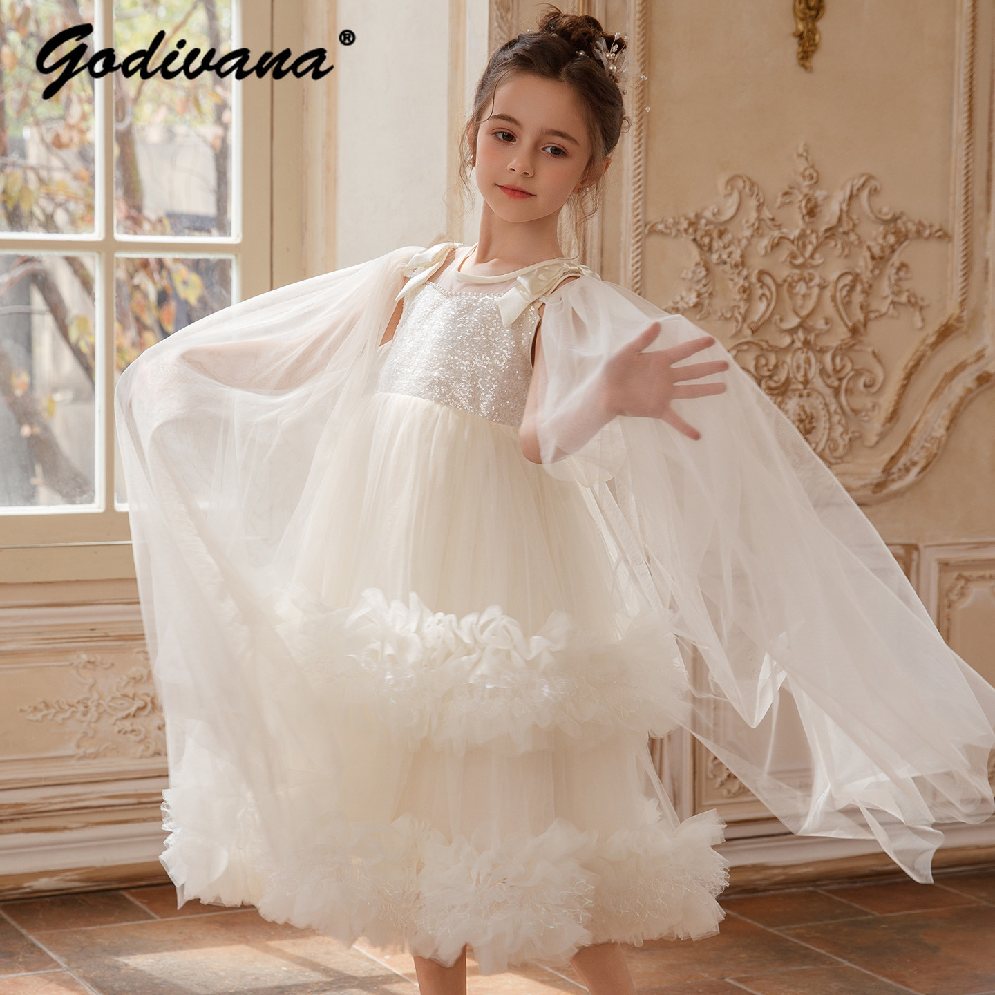 Gaun Putri Formal Tulle Payet  - Baby Clothing High End ulasan dan harga