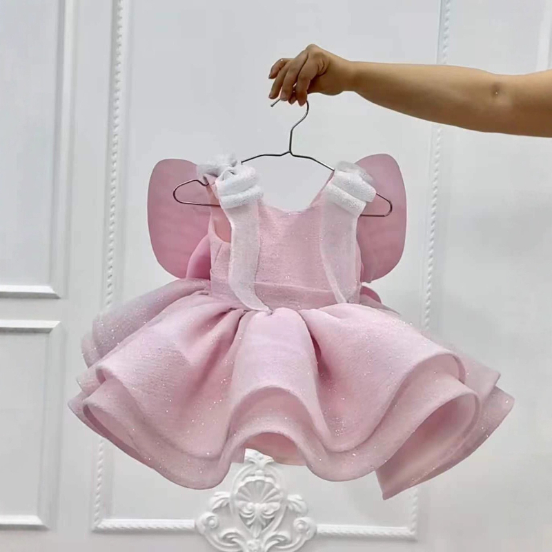 Gaun Putri Lucu Warna Pink unt - Baby Clothing Dresser ulasan dan harga