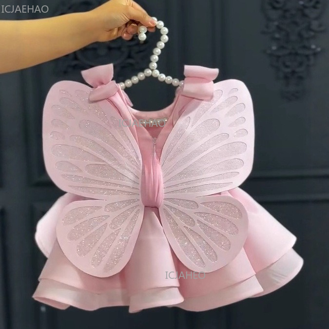Gaun Putri Lucu Warna Pink unt - Baby Clothing Dresser ulasan dan harga
